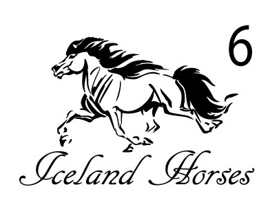 Shirt Motiv "Icelandic Horses 06"