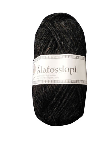 Alafoss Lopi 0005 black heather